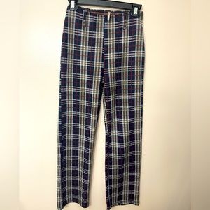 Free People Plaid Pants